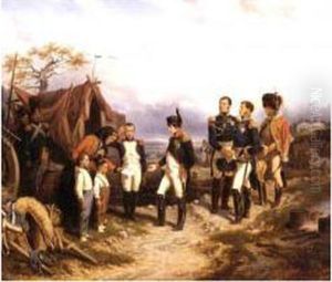 Napoleon Et Le Petit Messager by Joseph-Louis Hippolyte Bellange