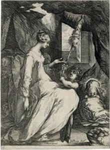 The Virgin And Child With Distaff And An Angel