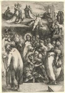 The Raising Of Lazarus (walch 47; Griffiths & Hartley 16) by Jacques Bellange