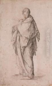 Saint John The Evangelist Holding A Chalice by Jacques Bellange
