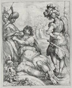 Military Figures Outside A City 
(griffiths &amp; Hartley 40; Robert-dumesnil 37; Walch 19)