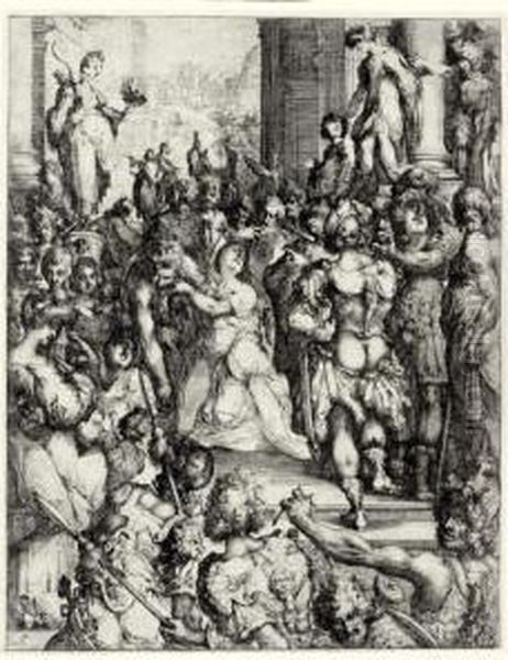 The Martyrdom Of St. Lucy (walch 16; Worthen-reed 29; Griffiths And Hartley 12) - view 1