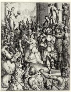 The Martyrdom Of St. Lucy (walch 16; Worthen-reed 29; Griffiths And Hartley 12)