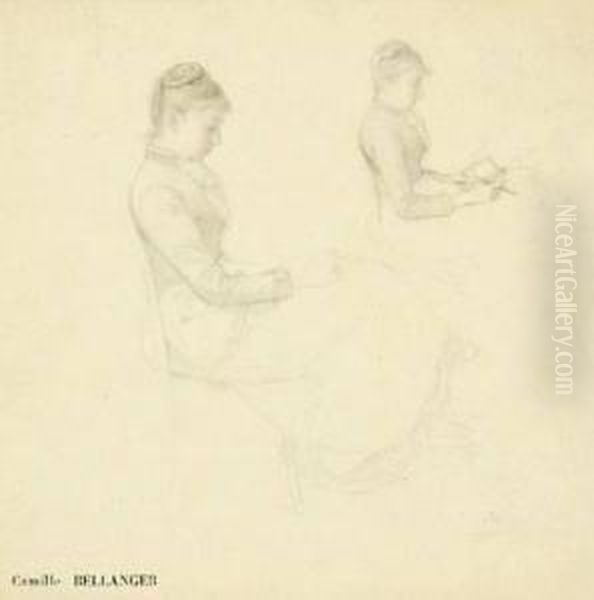 Studies Of A Woman Reading - view 1