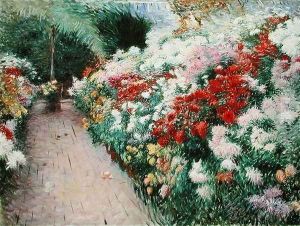 Chrysanthemums 1888 by Dennis Miller Bunker