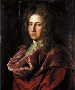 Portrait Of A Member Of The Elphinstone Family by Alexis-Simon Belle