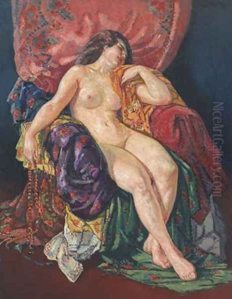 A seated nude 1913 - view 1