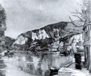 Les Andelys 1914 by Harry Bloomfield
