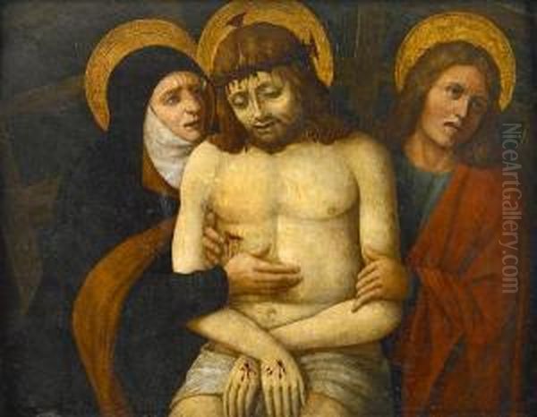The Dead Christ Supported By Mary And Saint John The Evangelist - view 1