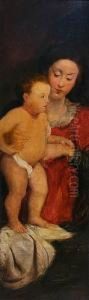 Madonna And Child, A Detail, Probably Circa 1800 by Giovanni Bellini