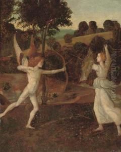 Cupid And Psyche by Giovanni Bellini