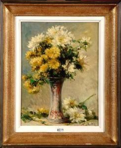 Vase De Fleurs by Hubert Bellis