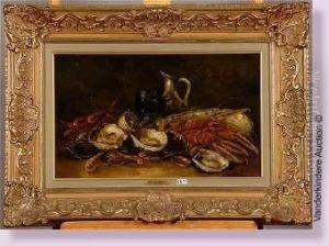 Nature Morte Aux Crustaces by Hubert Bellis