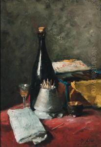 A Smoker's Still Life by Hubert Bellis