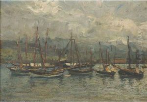 Moored Fishing Boats