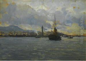 Harbor On A Gray Day