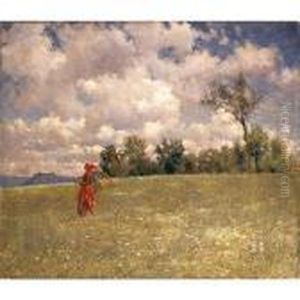 Contadinella Nel Campo Fiorito