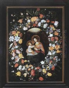 Holy Virgin and Child by Ambrosius Brueghel