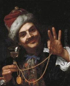 Self-portrait As Laughter by Pietro Bellotti