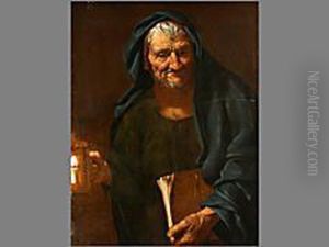 Diogenes Mit Der Laterne by Pietro Bellotti