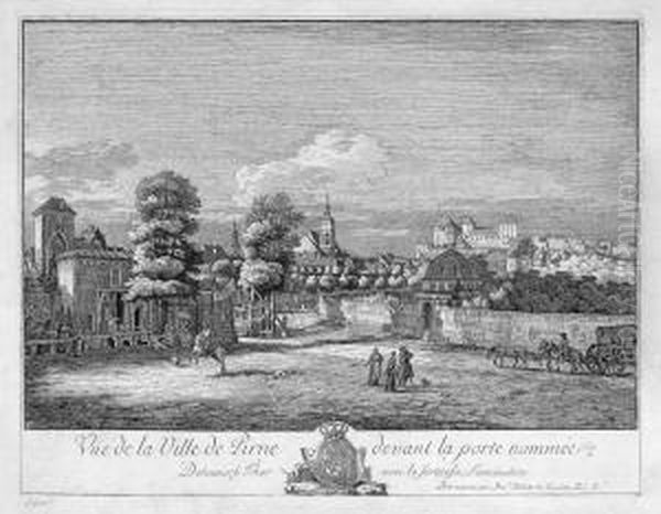 Vue De La Ville De Pirne - view 1