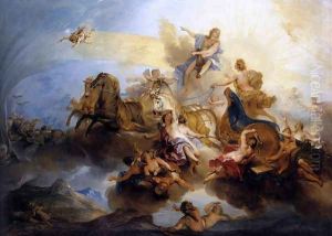 Phaéton on the Chariot of Apollo c. 1720 by Nicolas Bertin