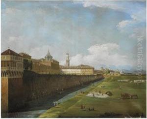 Turin, A View Of The Palazzo Reale