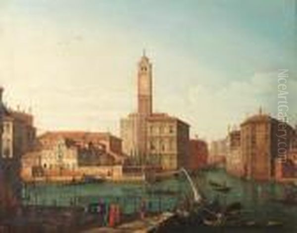 Canal Grande With A View Of The 
Church Of San Jeremia, Palazzolabia And The Mouth Of The Cannareggio. - view 1