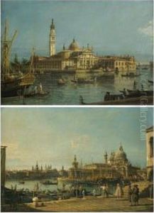 Venice, A View Of The Church Of San Giorgio Maggiore by Bernardo Bellotto