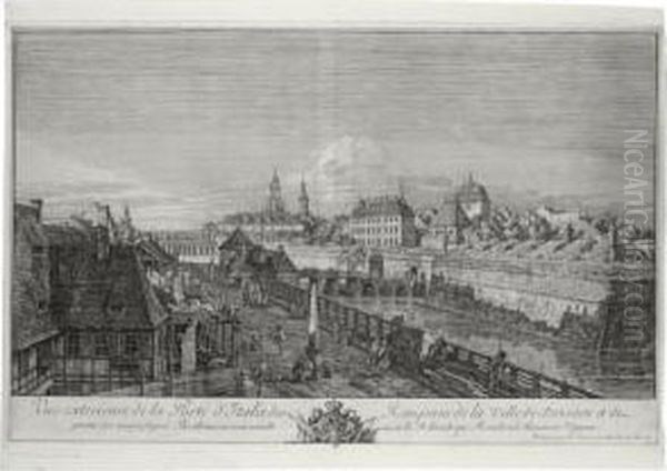 Vue Exterieure De La Porte
D'italie Des Rempars De La Ville De Dresden Et De Partie De Dresden (de
V. 16; K. 163) - view 1