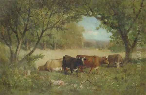 Cows in a Pasture - view 1