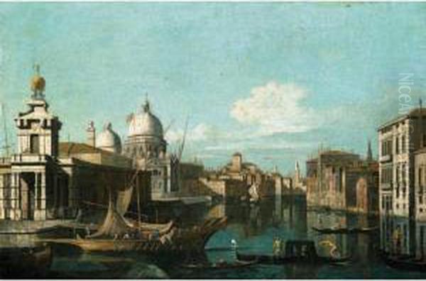 Veduta Del Canal Grande Con La 
Punta Della Dogana E La Chiesa Della Salute Sulla Sinistra - view 1