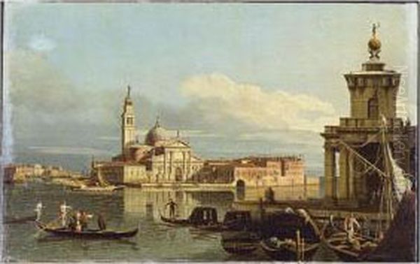 A View In Venice From The Punta Della Dogana Towards San Giorgio Maggiore - view 1