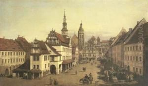 The Market Square At Pirna