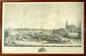 Perspective De La Ville Neuve by Bernardo Bellotto