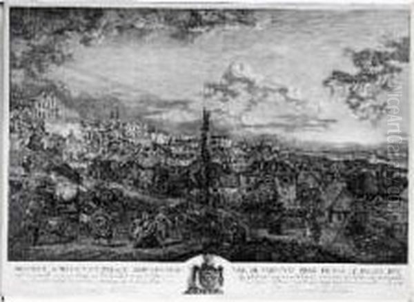 Vue De Varsovie Prise Depuis [sic] Le Palais Dit De L'ordinat.
 1774. - view 1