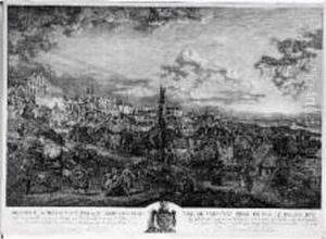 Vue De Varsovie Prise Depuis [sic] Le Palais Dit De L'ordinat.
 1774.