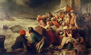 The Life Boat Going to the Rescue 1861