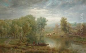 Activities Along The River by Albert (Fitch) Bellows