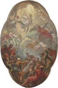 The Ascension Of Christ, A Modello by Antonio Bellucci