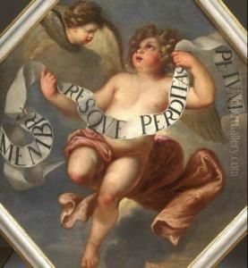 Putto Reggicartiglio
