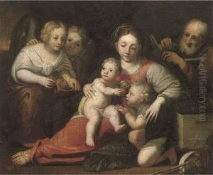 The Holy Family by Antonio Bellucci