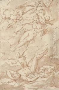 Diana And Endymion by Antonio Bellucci