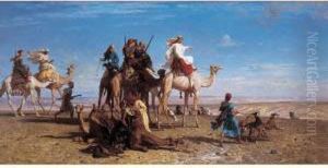 Le Depart Pour La Chasse, Palestine.