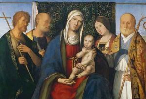 Sacred Conversation by Boccaccio Boccaccino