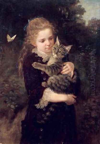 La petite fille au chat - view 1