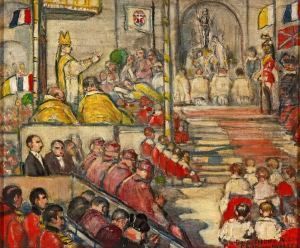 Misa Del Cardenal Villeneuve En Bois-chenu, Domremy La Pucelle