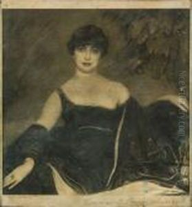 Retrato De La Duquesa De La Tremoille by Federico Beltran-Masses