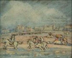 Horas Espanola, Cavaliers Sur La Plage by Federico Beltran-Masses