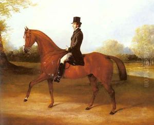Richard Paget of Cropston, Leicester on a Bay Hunter by Henry Barraud